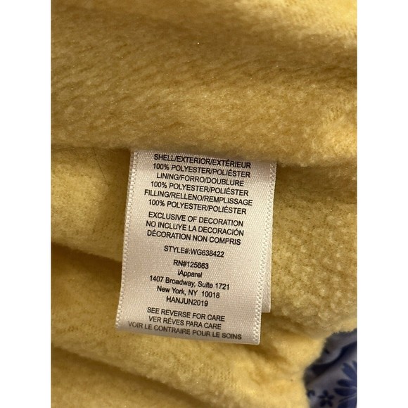 Wippette Kids Purple Puffer Coat Girls 12 Months Toddler Baby Floral Winter - Picture 10 of 13